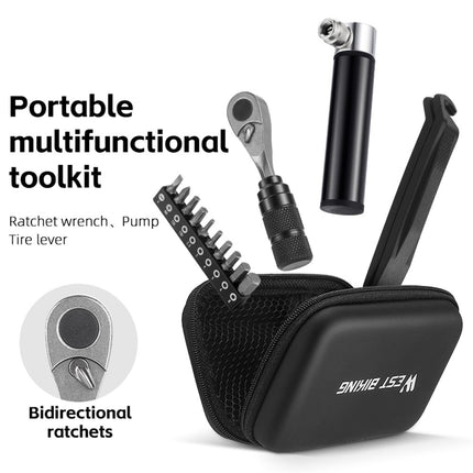 254Kit d’outils WEST BIKING YP0719355, cliquet et embouts, version avancée