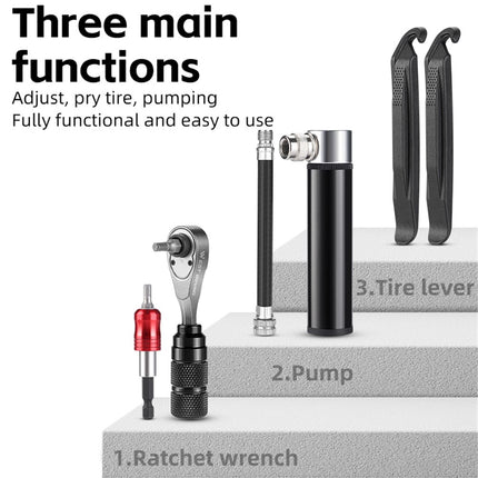 254Kit d’outils WEST BIKING YP0719355, cliquet et embouts, version avancée