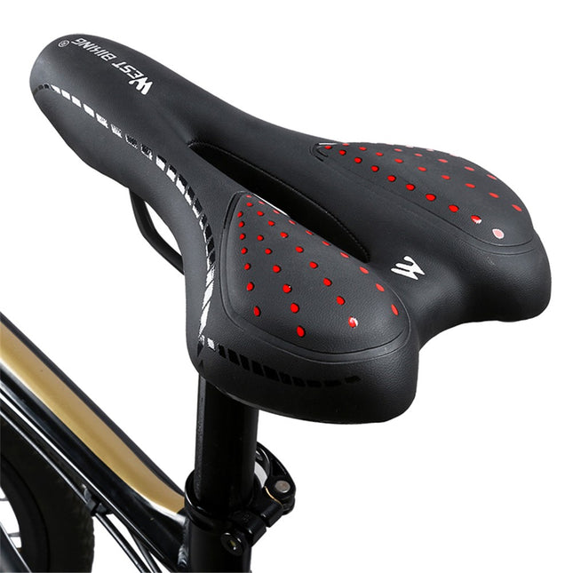 1895Breathable padded soft silicone bike saddle cushion