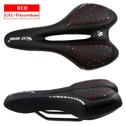 1895Breathable padded soft silicone bike saddle cushion