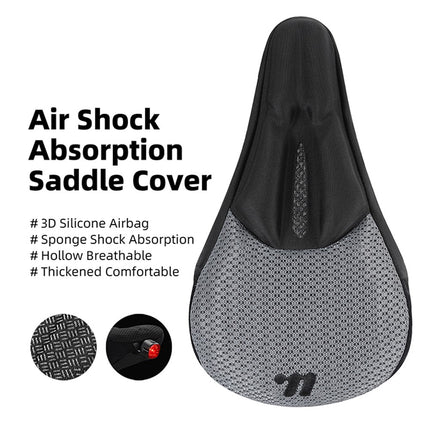 1885 3D silicone bike seat cover cushioning and breathable
