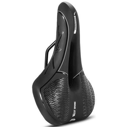 Sella bici anni '70 PU morbida riflettente MTB ammortizzata