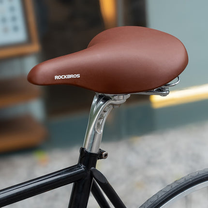 1972Sella bici retrò microfibra con molle ammortizzanti