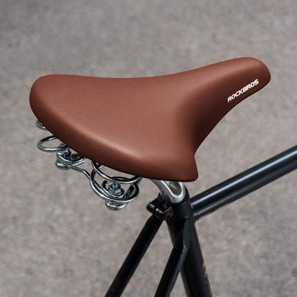 1972Sella bici retrò microfibra con molle ammortizzanti