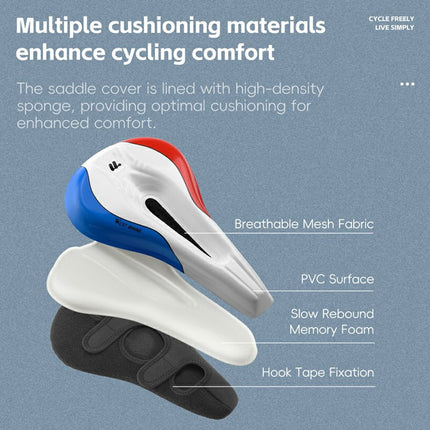 1889 Road bike saddle cover in memory foam