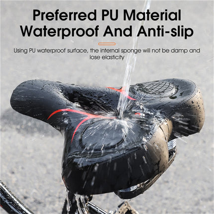 1992Selle de bicicleta impermeable espuma de silicona amortiguadora