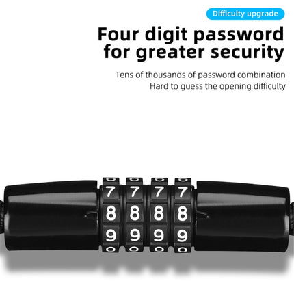 Antivol Câble WEST BIKING 4 Chiffres 1,5 M