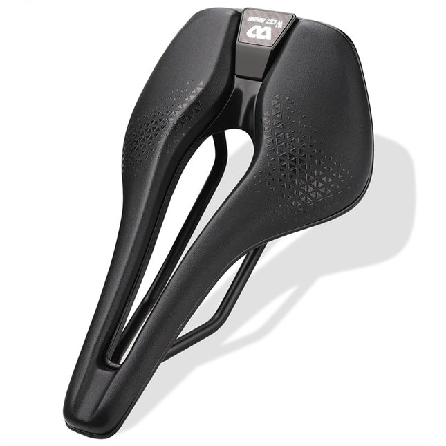 2018Selle de bicicleta corta transpirable PU con hueco central