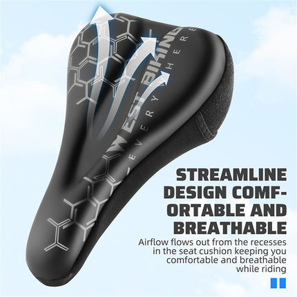 1903 Coprisella bici PU + silicone + schiuma memory spessa