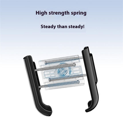 Supporto telefono bici in alluminio rotante antishock 65-100 mm