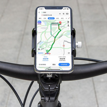 1999 Aluminum bike handlebar phone holder 4 claws 270° rotation screwed