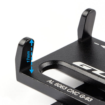 1999 Aluminum bike handlebar phone holder 4 claws 270° rotation screwed