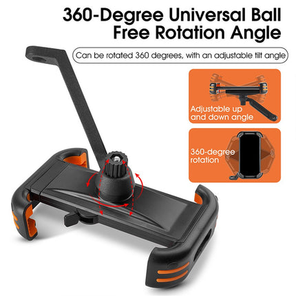 Soporte para teléfono 2011 para manillar de bicicleta, patinete, moto con fijación