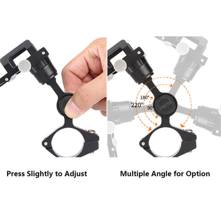Supporto telefono bici e moto antishock in alluminio 1985