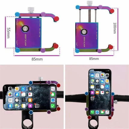 2015 Support phone handlebar aluminum colored