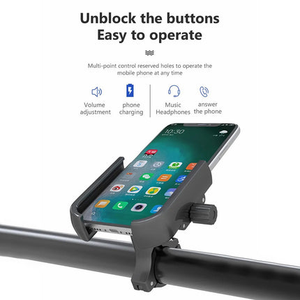 Soporte para teléfono de bicicleta de aluminio rotación 360° GUB P40 2012