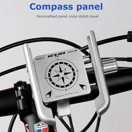 Supporto telefono bici alluminio rotazione 360° GUB P40