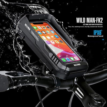 2019 Waterproof IPX6 Bike Phone Support 360° Rotatable Touch Screen