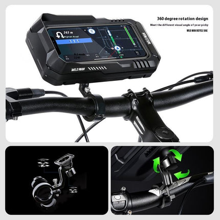 2019 Waterproof IPX6 Bike Phone Support 360° Rotatable Touch Screen