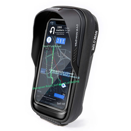 Sacoche pour guidon vélo avec porte-téléphone tactile WILD MAN