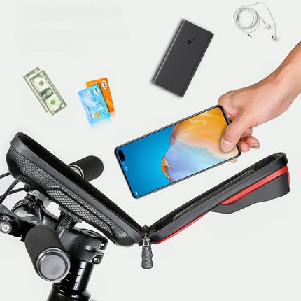 Sacoche pour guidon vélo avec porte-téléphone tactile WILD MAN
