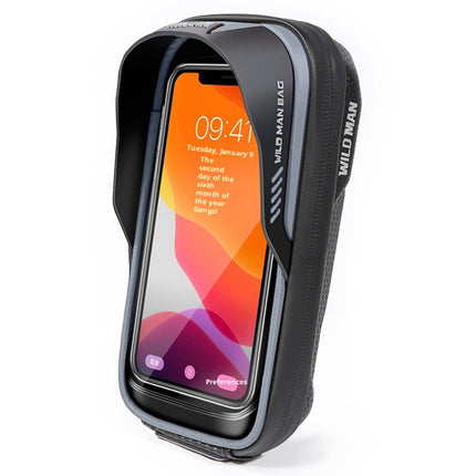 Sacoche pour guidon vélo avec porte-téléphone tactile WILD MAN