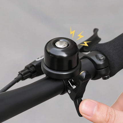 Timbre de bicicleta de aluminio con soporte para AirTag WEST BIKING