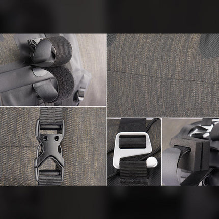 1568Sacoche de guidon télescopique ROCKBROS, marron