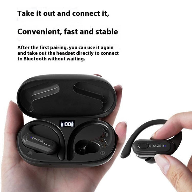 537LENOVO XT60Pro Écouteurs Sport Bluetooth Intra Crochet - Noir