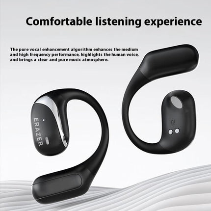 852LENOVO X9 Écouteurs Bluetooth HiFi Tour d’Oreille Non-Intra - Noir