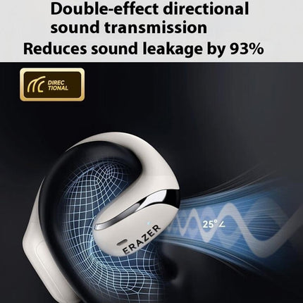 852LENOVO X9 Écouteurs Bluetooth HiFi Tour d’Oreille Non-Intra - Noir