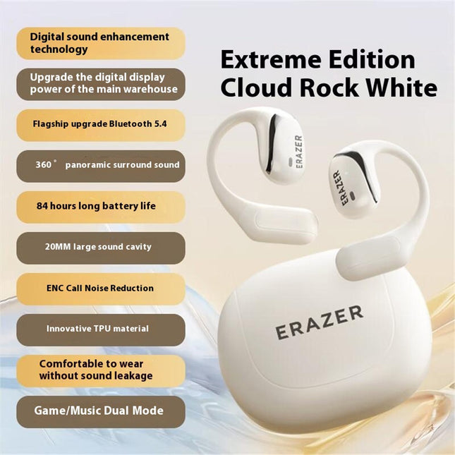 1577LENOVO X9 Écouteurs Bluetooth HiFi Tour d’Oreille Non-Intra - Blanc