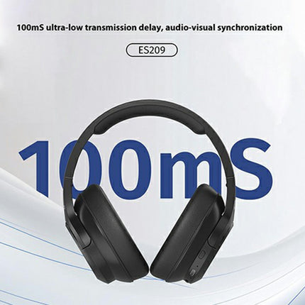 1075LENOVO ES209 Cuffia Bluetooth Pieghevole Bassi Potenti - Nero