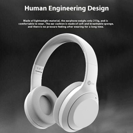 1827LENOVO ES207 Cuffie Gaming Bluetooth Pieghevoli Over-Ear - Bianco