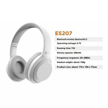 1827LENOVO ES207 Cuffie Gaming Bluetooth Pieghevoli Over-Ear - Bianco