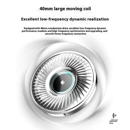 1317LENOVO ES207 Auscultadores Gaming Bluetooth Dobráveis Over-Ear - Preto