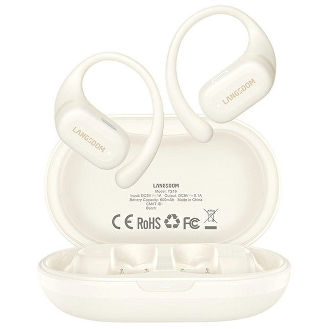 LANGSDOM TS19 traadita spordikõrvaklapid BT veekindla kõrvaklambriga