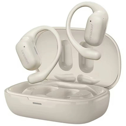 LANGSDOM TS17 Écouteurs sans fil BT crochet oreille ouvert étanche (Beige)