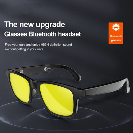502LENOVO LECOO C8-Lite Lunettes Audio Bluetooth Sans Fil - Jaune
