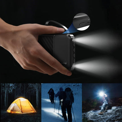 Bateria externa K11 10000mAh com cabos integrados DUDAO