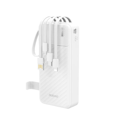 Bateria externa K11 Pro de 20000mAh com cabos integrados DUDAO