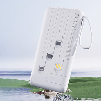 Bateria externa K11 Pro de 20000mAh com cabos integrados DUDAO