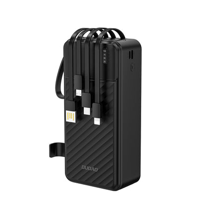 Bateria externa K11 Max de 30000mAh com cabos integrados DUDAO