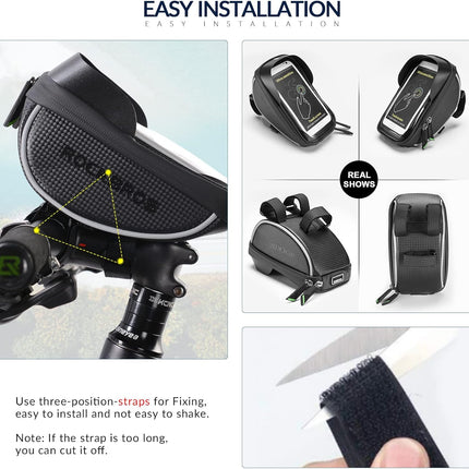 1668Bolsa de cuadro para teléfono - Impermeable y táctil