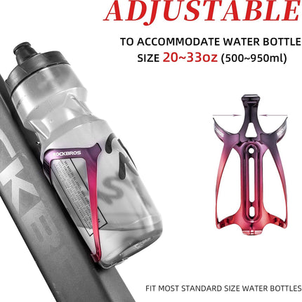 Porte-Bidon de Vélo Universel ROCKBROS - Rouge