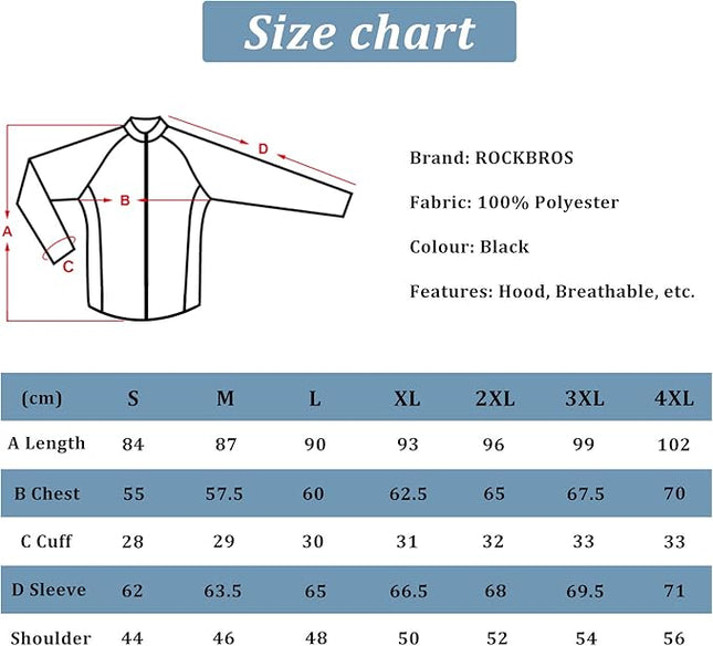 Poncho de Pluie Imperméable ROCKBROS -  YPY018