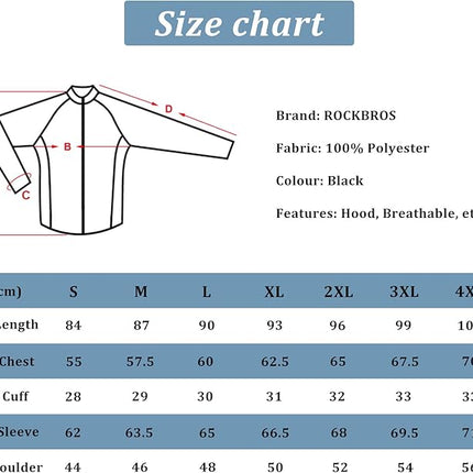 2616Poncho de lluvia impermeable ROCKBROS