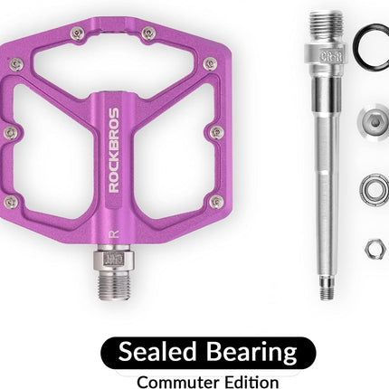 328 Pedali per bicicletta piatti in alluminio