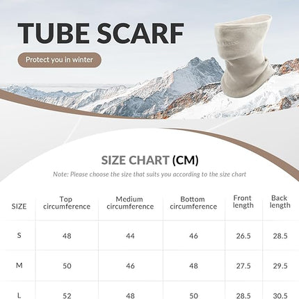 3 Cache-Cou Polaire Qunature Réversible Hiver Marron