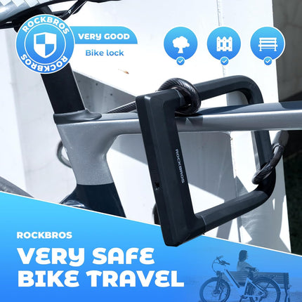 287Antifurto a U per Bicicletta con Rivestimento Anti-Graffio